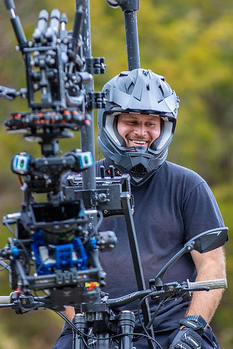 mike gentilini jr with cinebike vidmuze