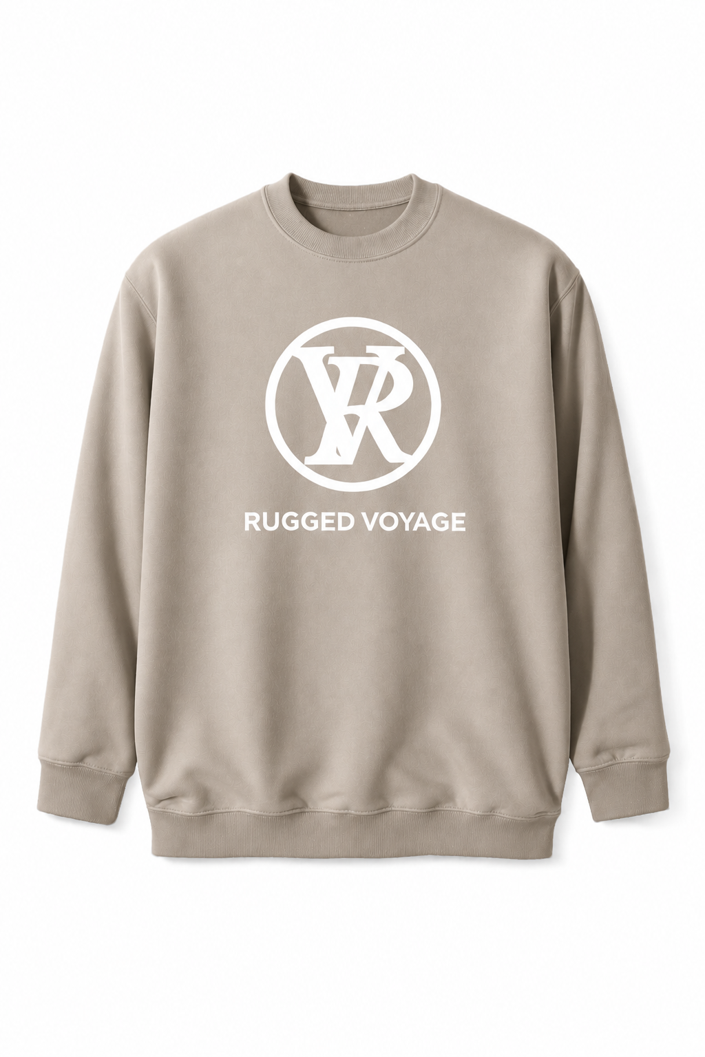 Rugged Voyage crewneck - Sand/Neutral