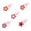 Thumbnail: Hair snap clips (Light Pink) - crochet puff flower