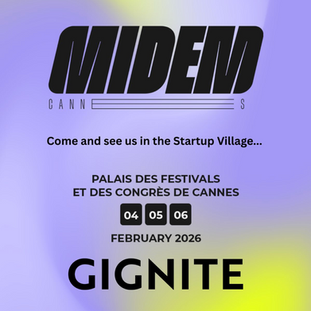 We're heading to MIDEM Cannes — and launching GIGNITE to the music industry