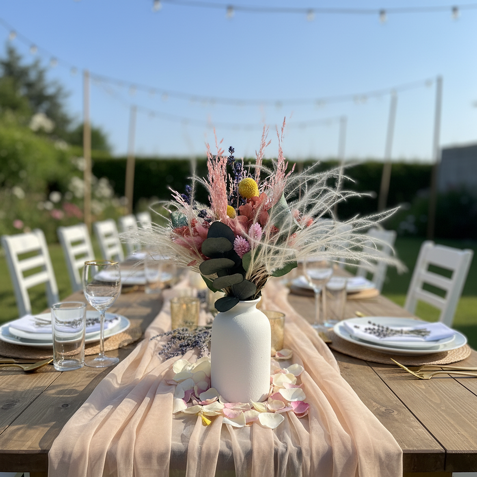 Miniaturbild: SOMMERGARTEN Tischgesteck | M