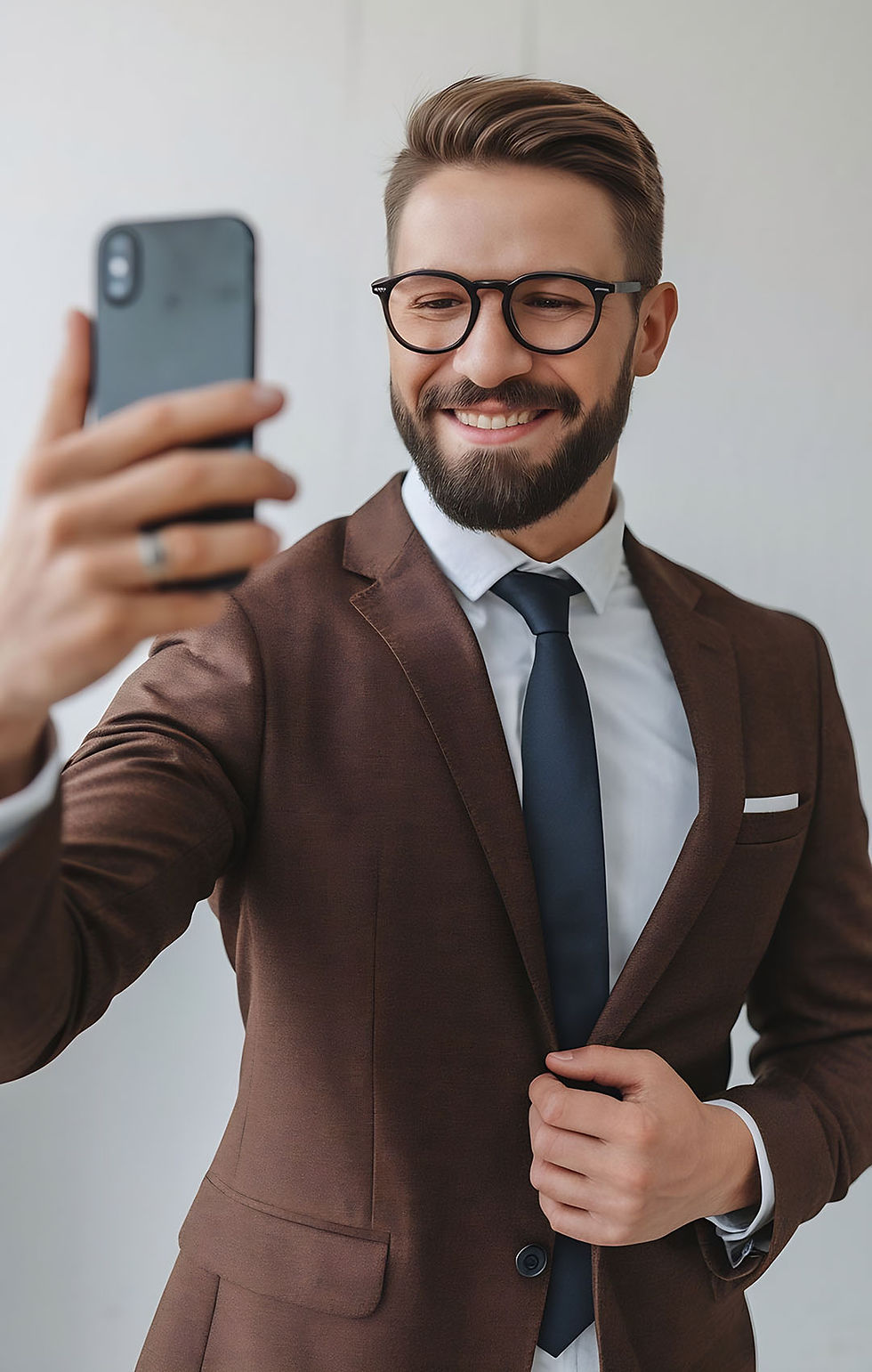 business-concept-handsome-business-man-take-selfie-himself-with-smartphone-white-backgroun