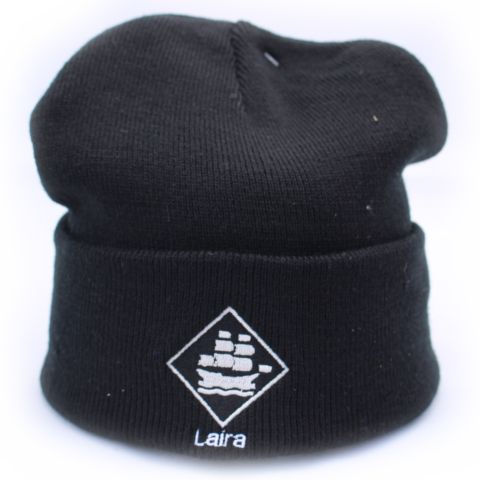 Thumbnail: Depot Plaque Black Beanie Hat
