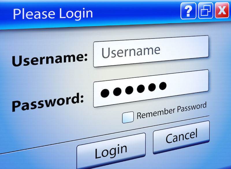 new computer login screen