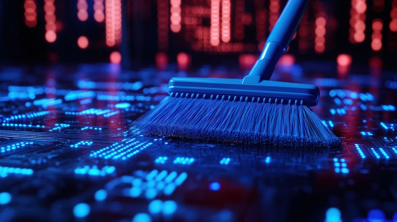 brush hard drive for digital spring cleaning