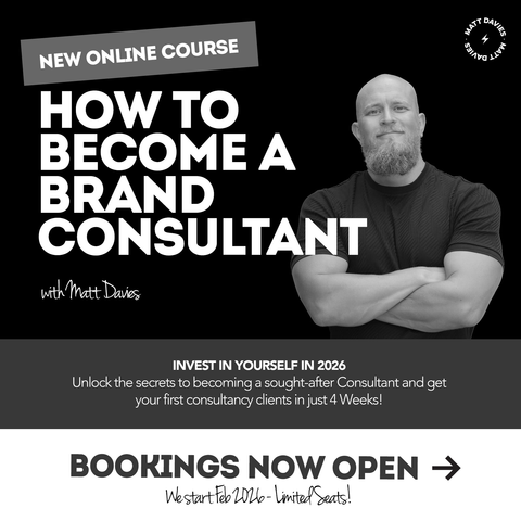 Sign up to my course: How to become a Brand Consultant