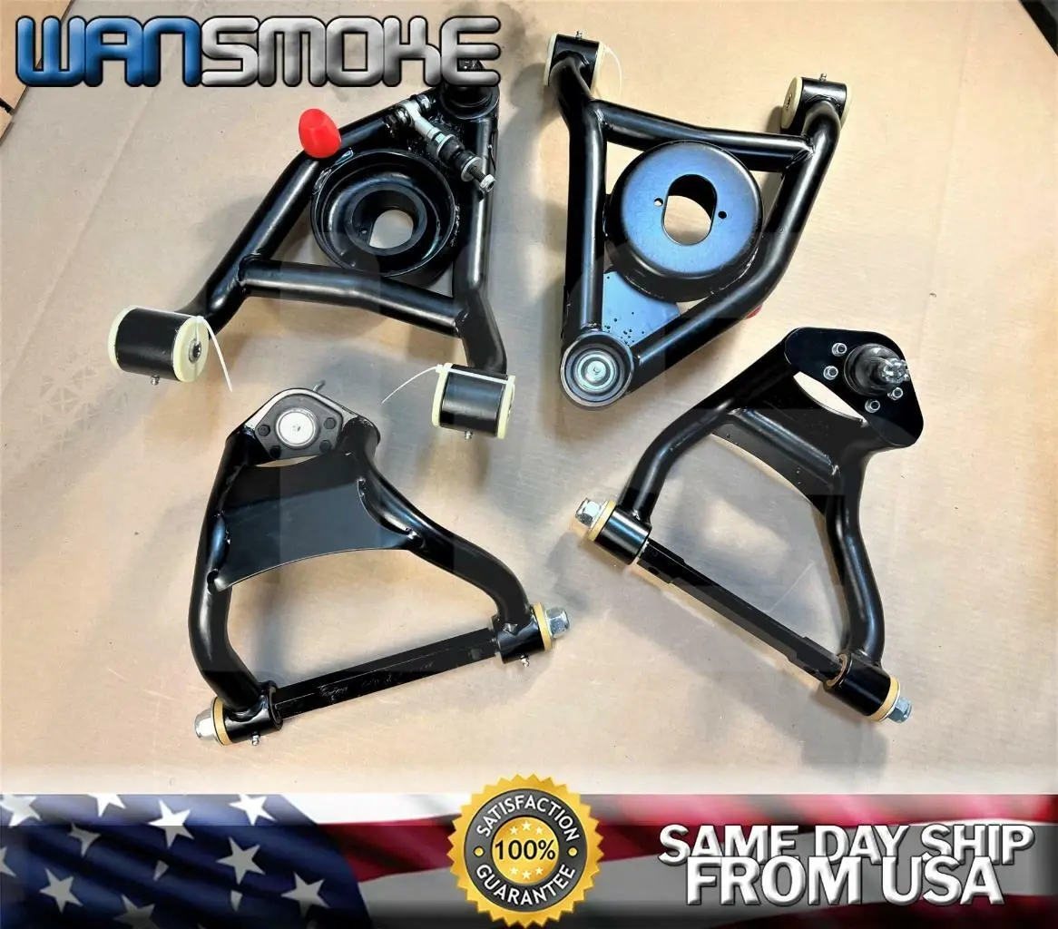 New 68-72 Chevelle GM A Body Front Upper & Lower Tubular Control Arms Heavy Duty