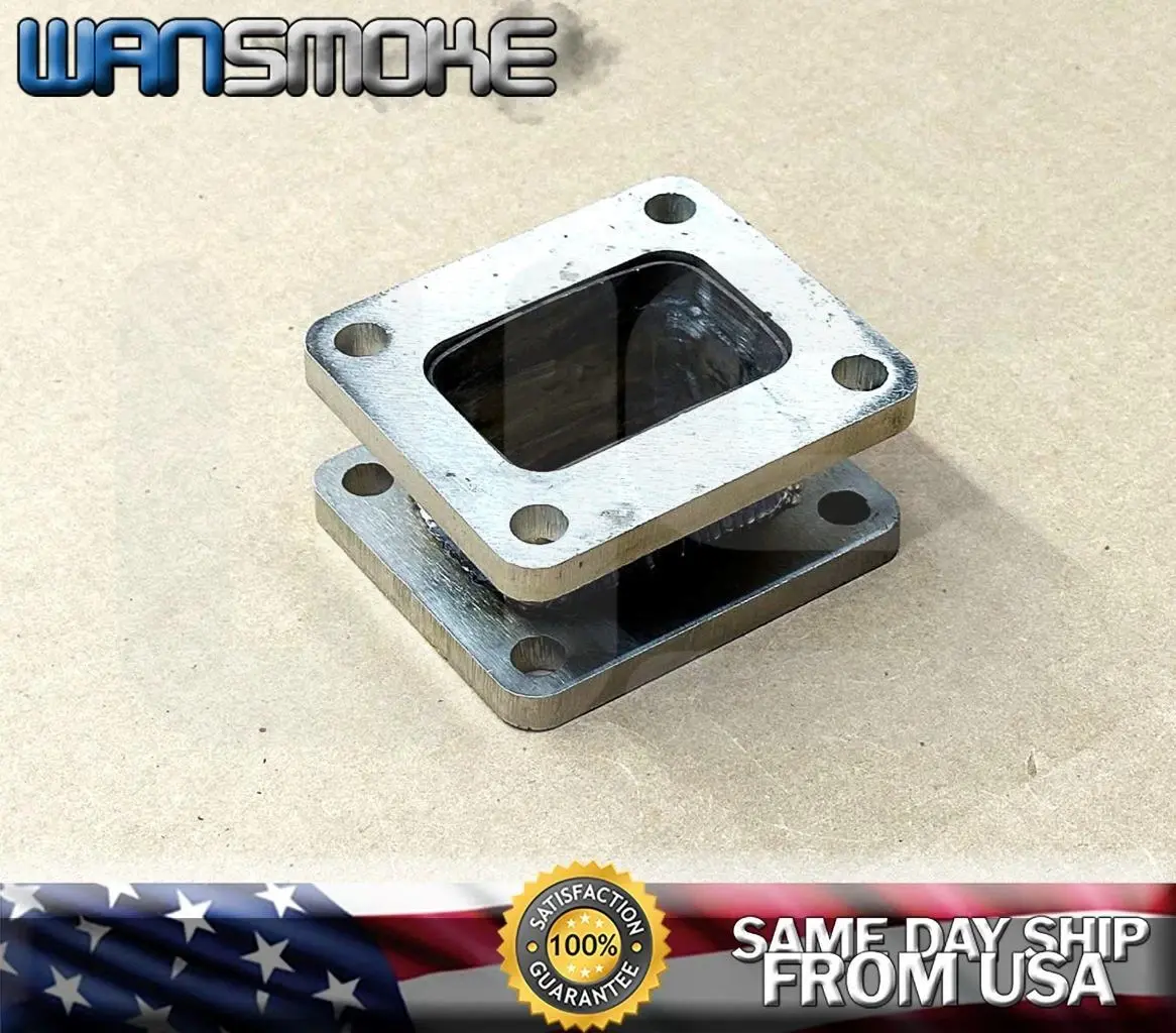 Stainless T4 to T4 Turbo Manifold 2" Extension Flange Adapter Conversion Pipe