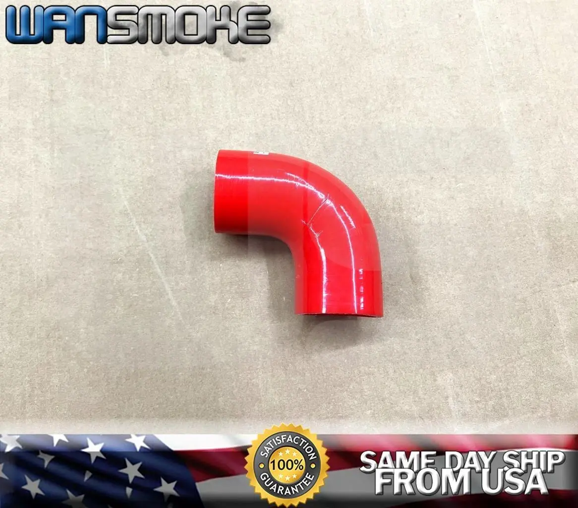 2" 90 Degree Elbow Silicone Hose 50mm 4-Layer Intake Intercooler Turbo Coupler R