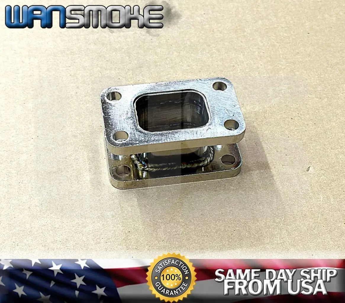 Stainless T2 to T2 Turbo Manifold 2" Extension Flange Adapter Conversion Pipe