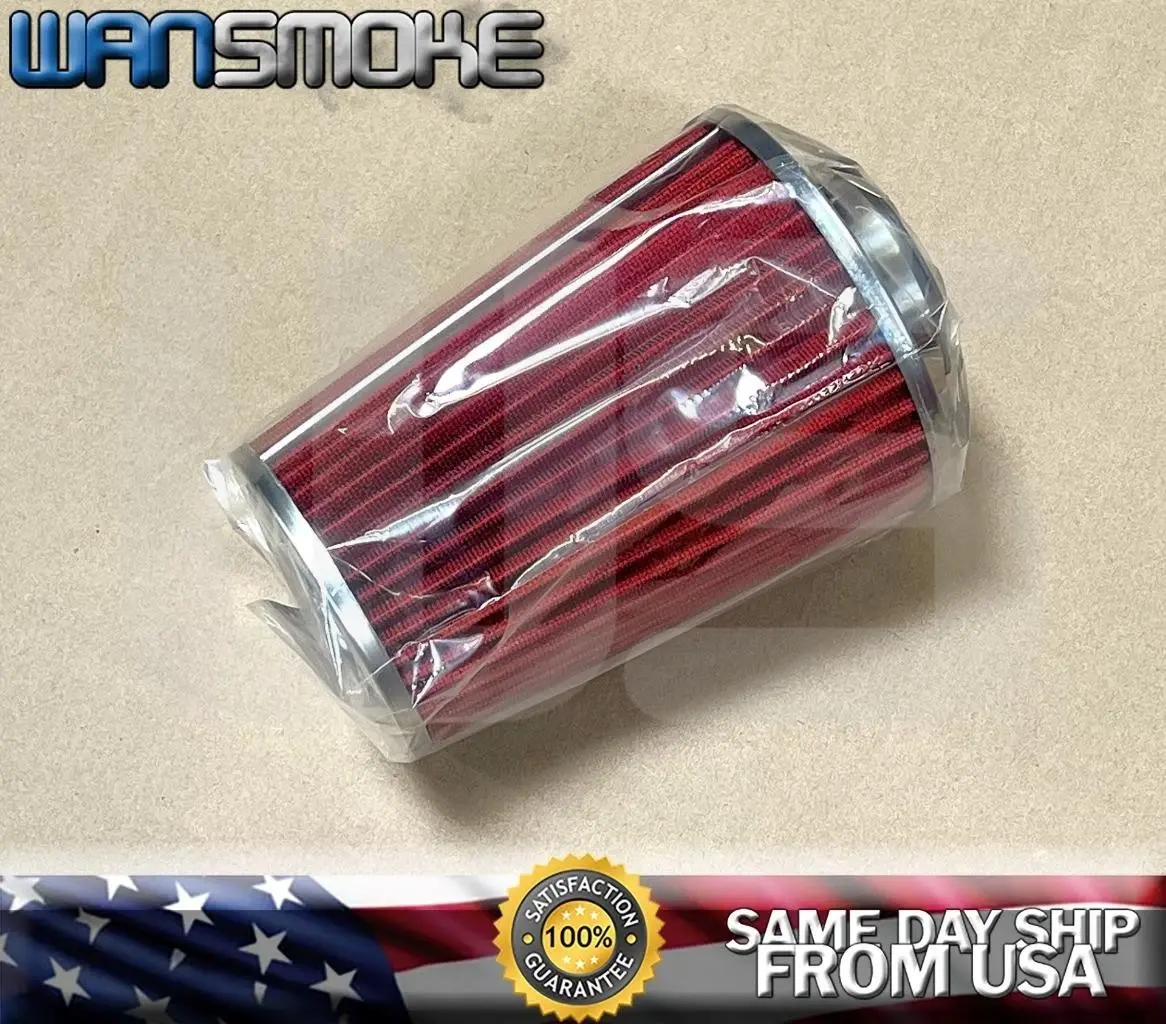 Performance Red 4" in 102mm Air Intake Cone Filter 9" for Ram Turbo Supercharge