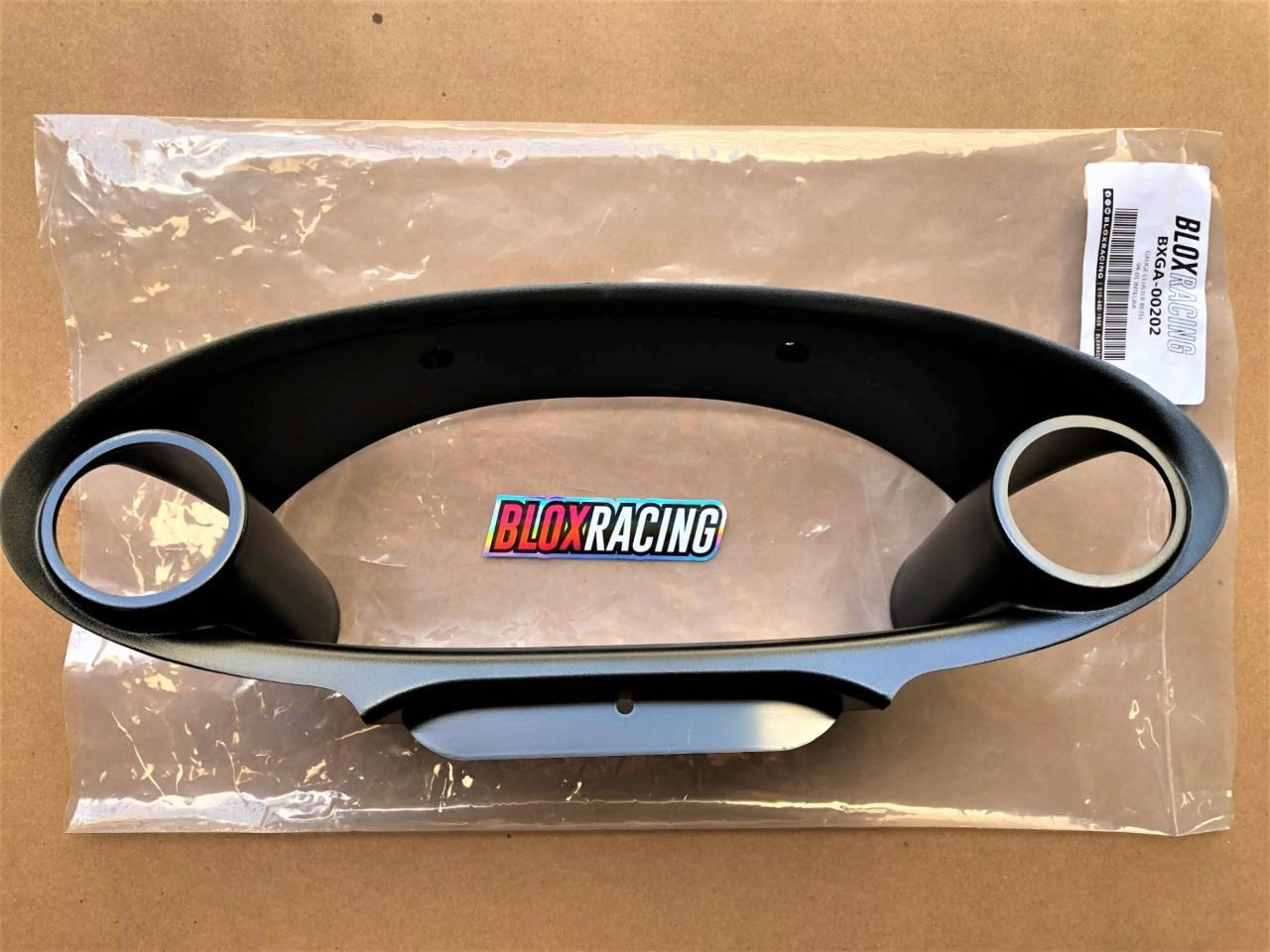 NEW BLOX Racing Dual Gauge Pod Cluster Bezel + Decal for 94-01 Integra GS-R DC2
