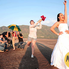 Sesión de fotos de boda trash the dress