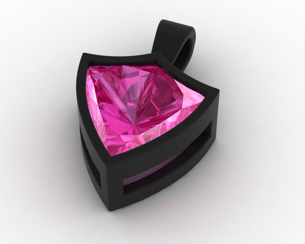 Patented Shield Stone Pendant