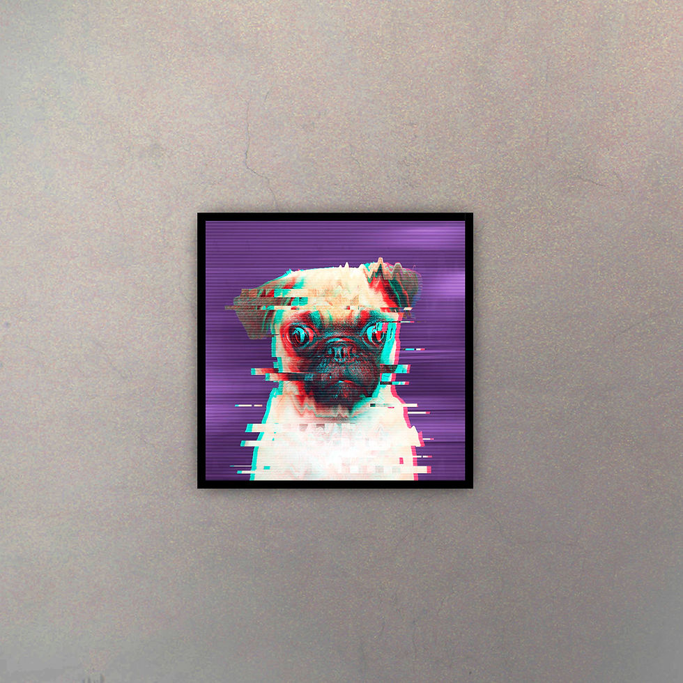 Miniatura: Perro Glitch
