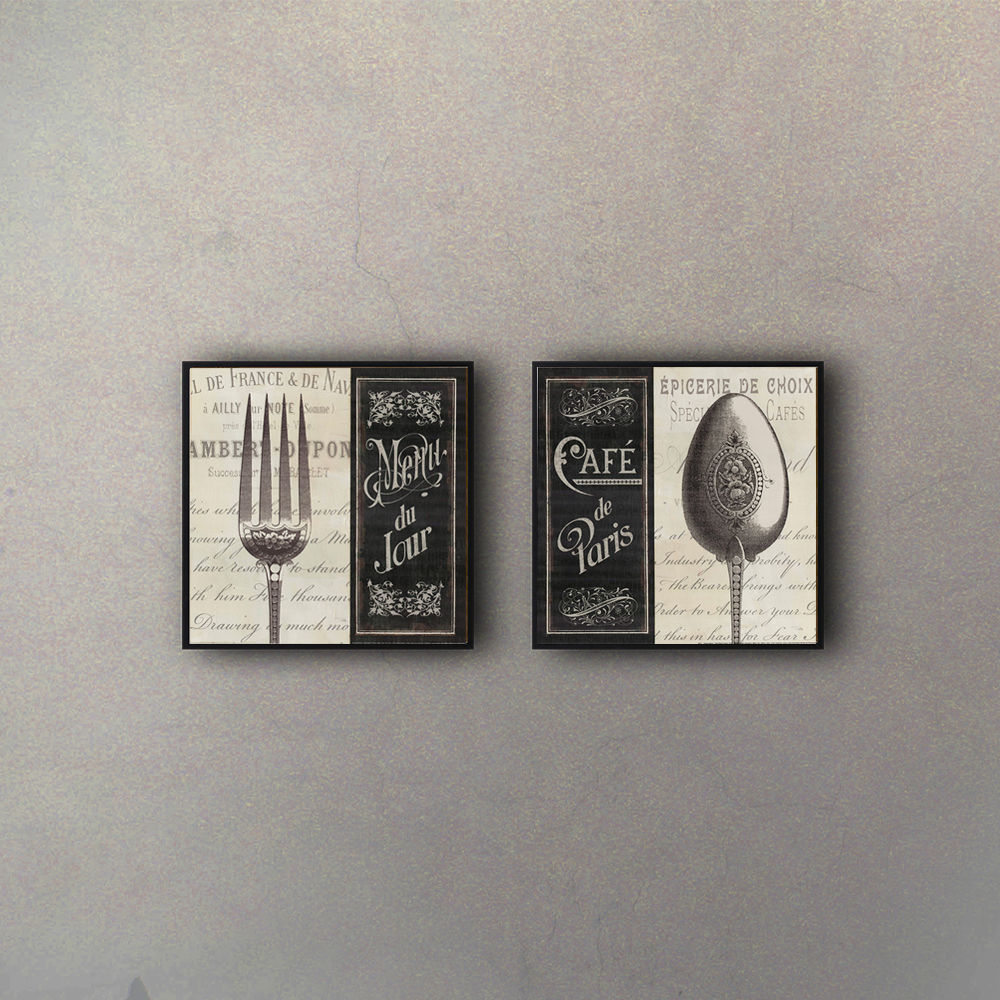 Set Tenedor & Cuchara (2 Cuadros)