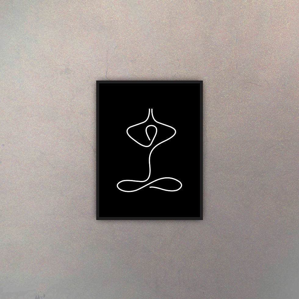 Miniatura: Yoga I Gold