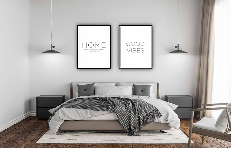 Miniatura: Set Home & Good Vibes (2 Cuadros)