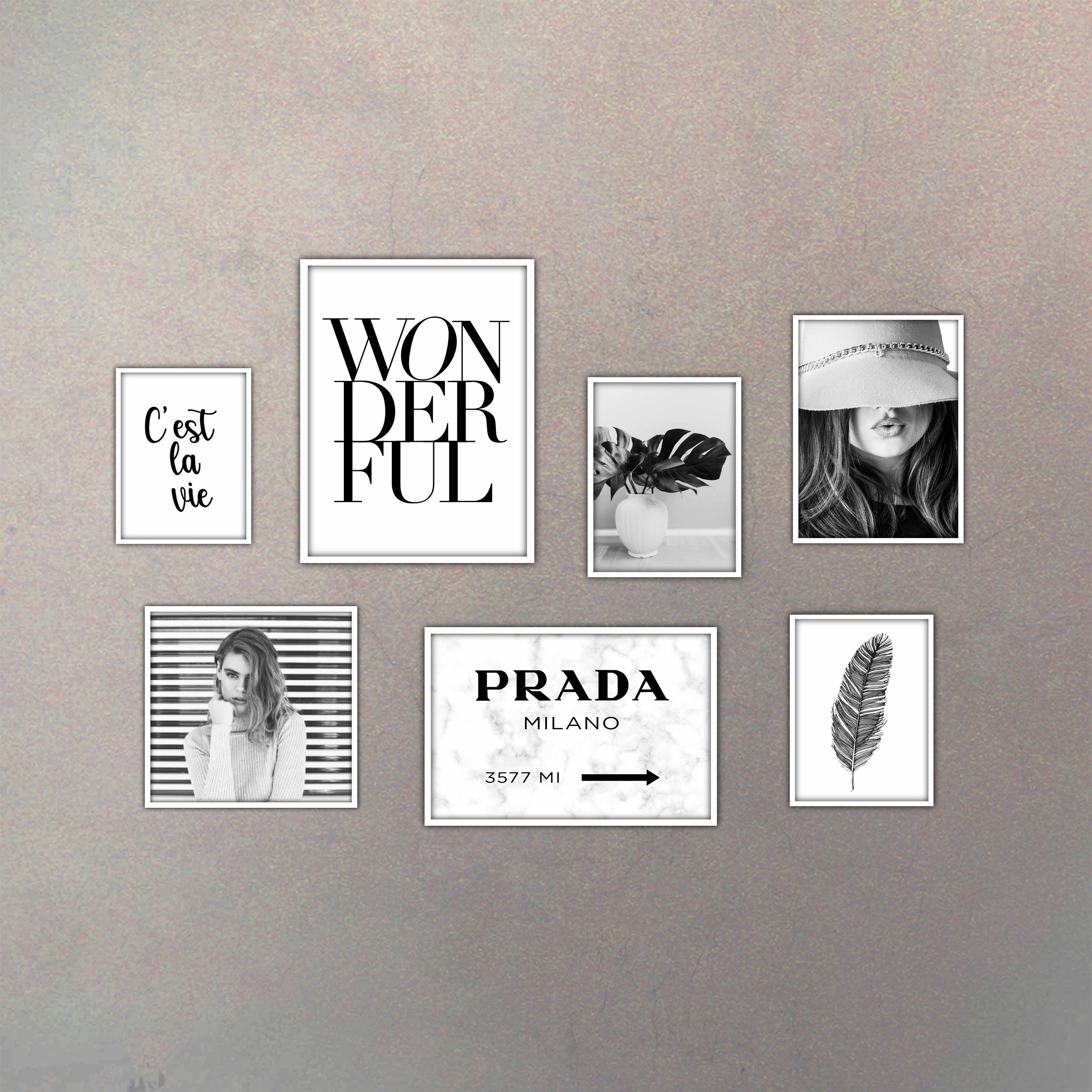 Combo Fashion I (7 Cuadros)