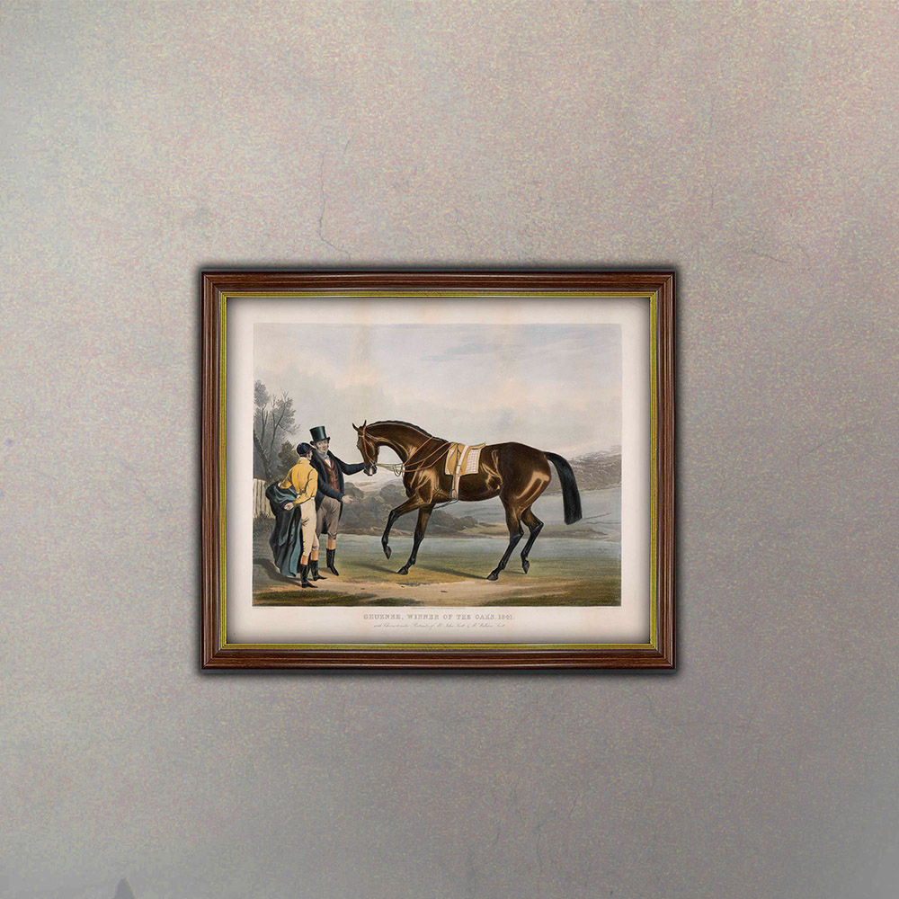 Grabado Caballo Clásico II