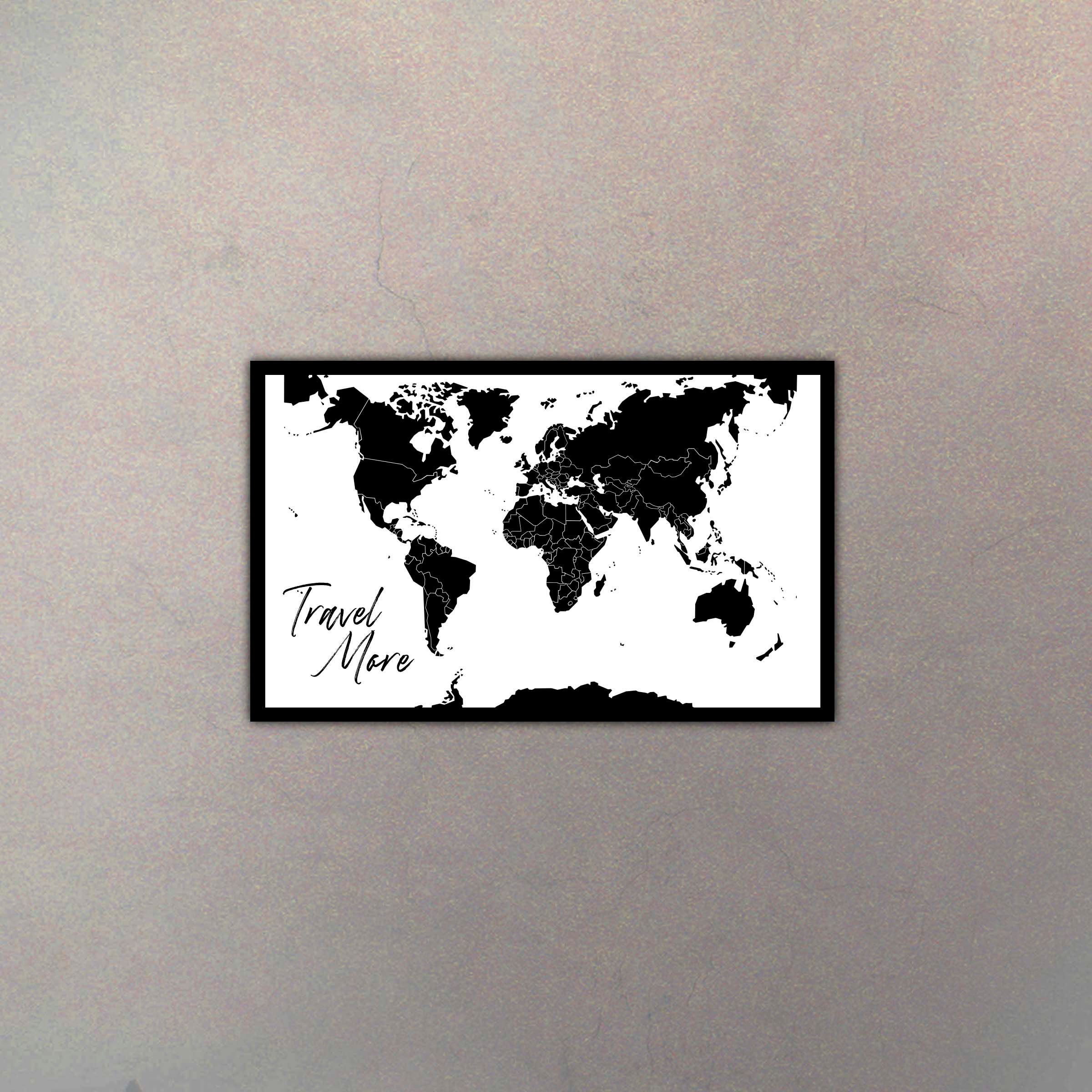 Mapa del Mundo White Travel More