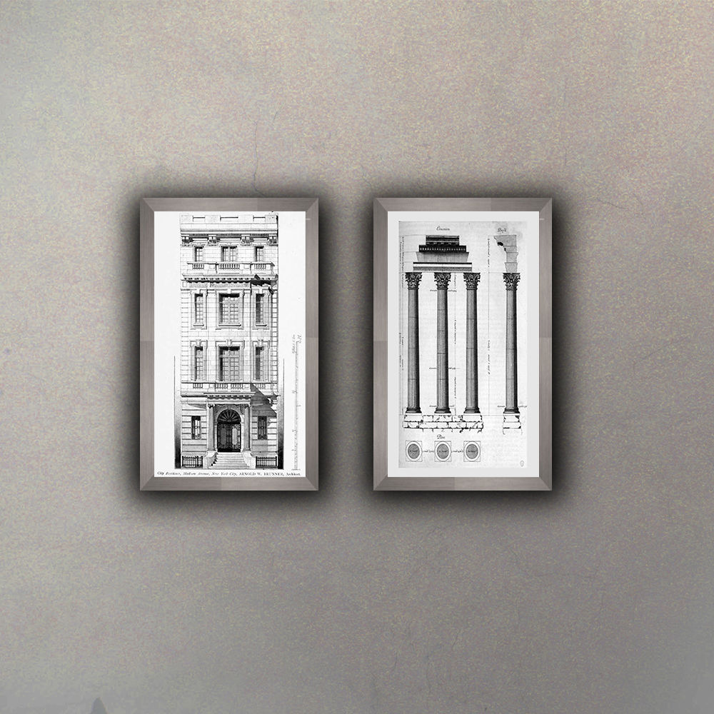 Set Arquitectura (2 cuadros)