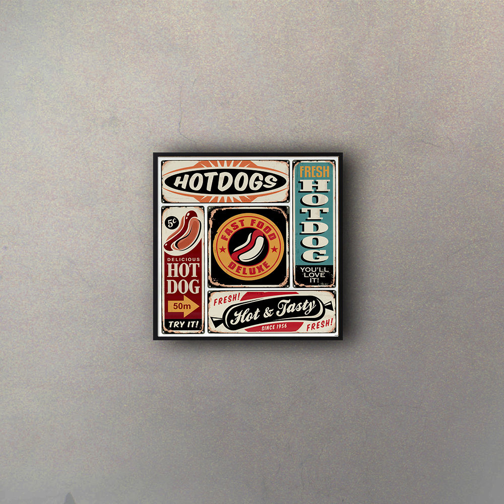 Hot Dogs Vintage