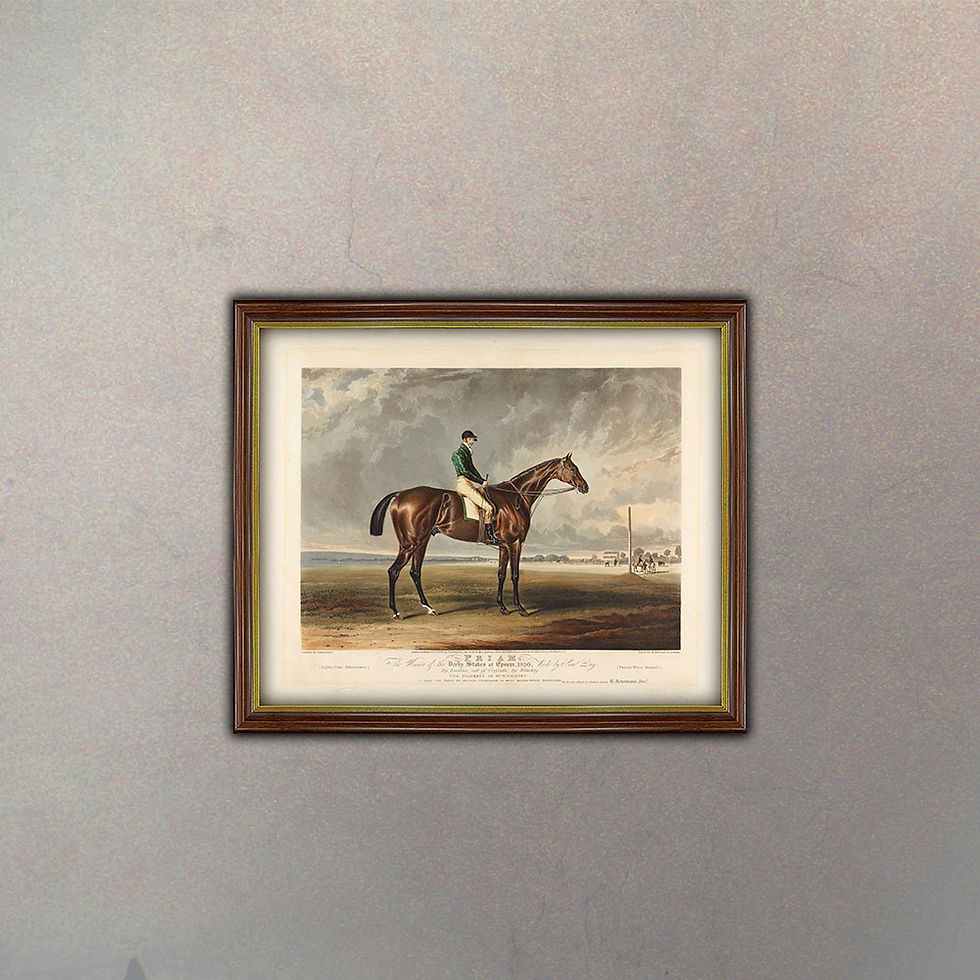 Miniatura: Grabado Caballo Clásico