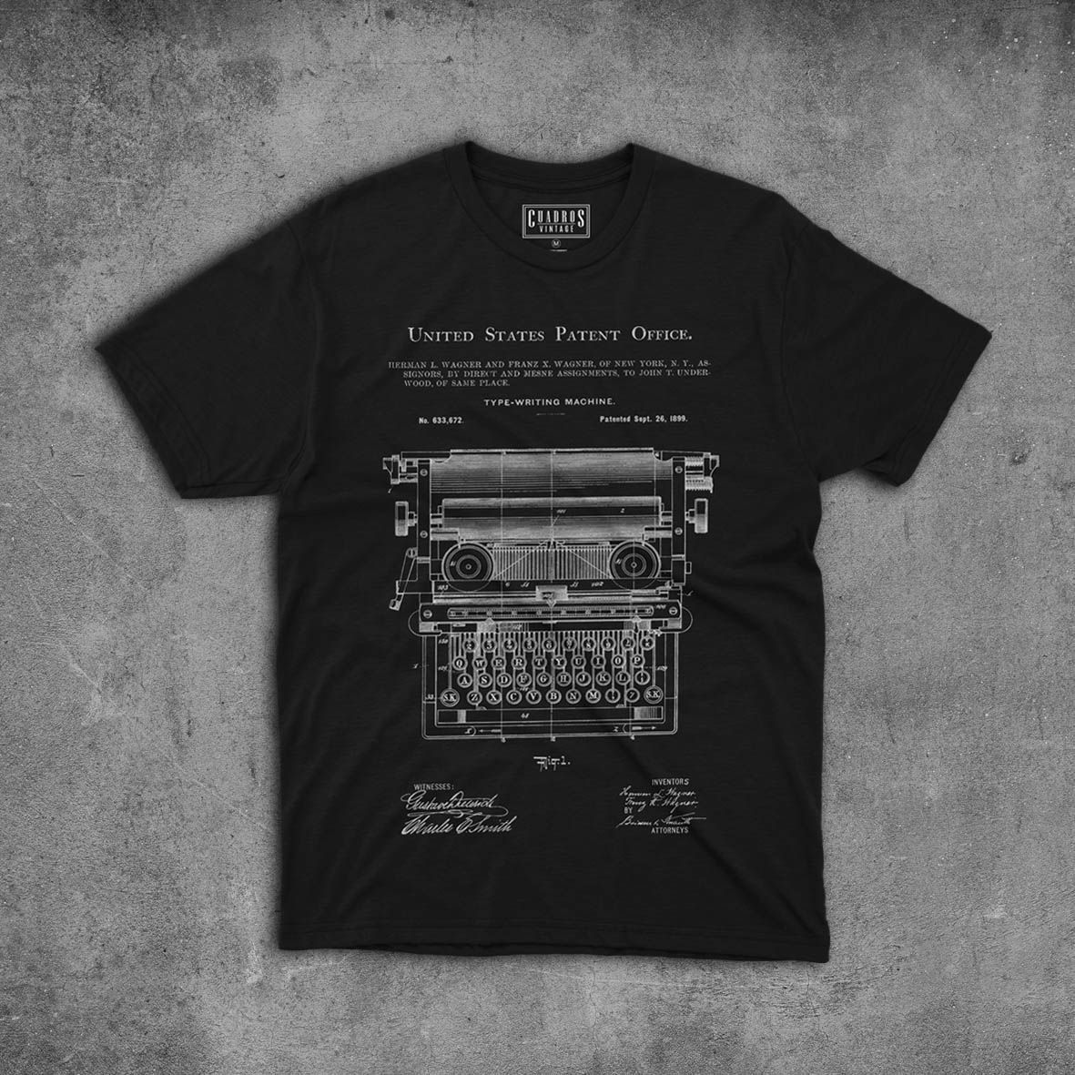Remera Invento Máquina De Escribir