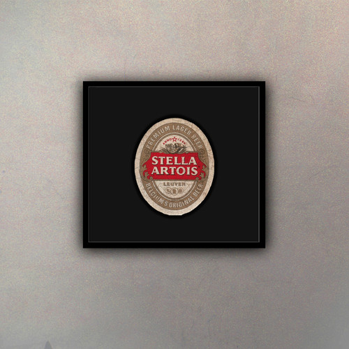Beleuchtetes Stella Artois Bier Schild, 1990er Bei Kaufen