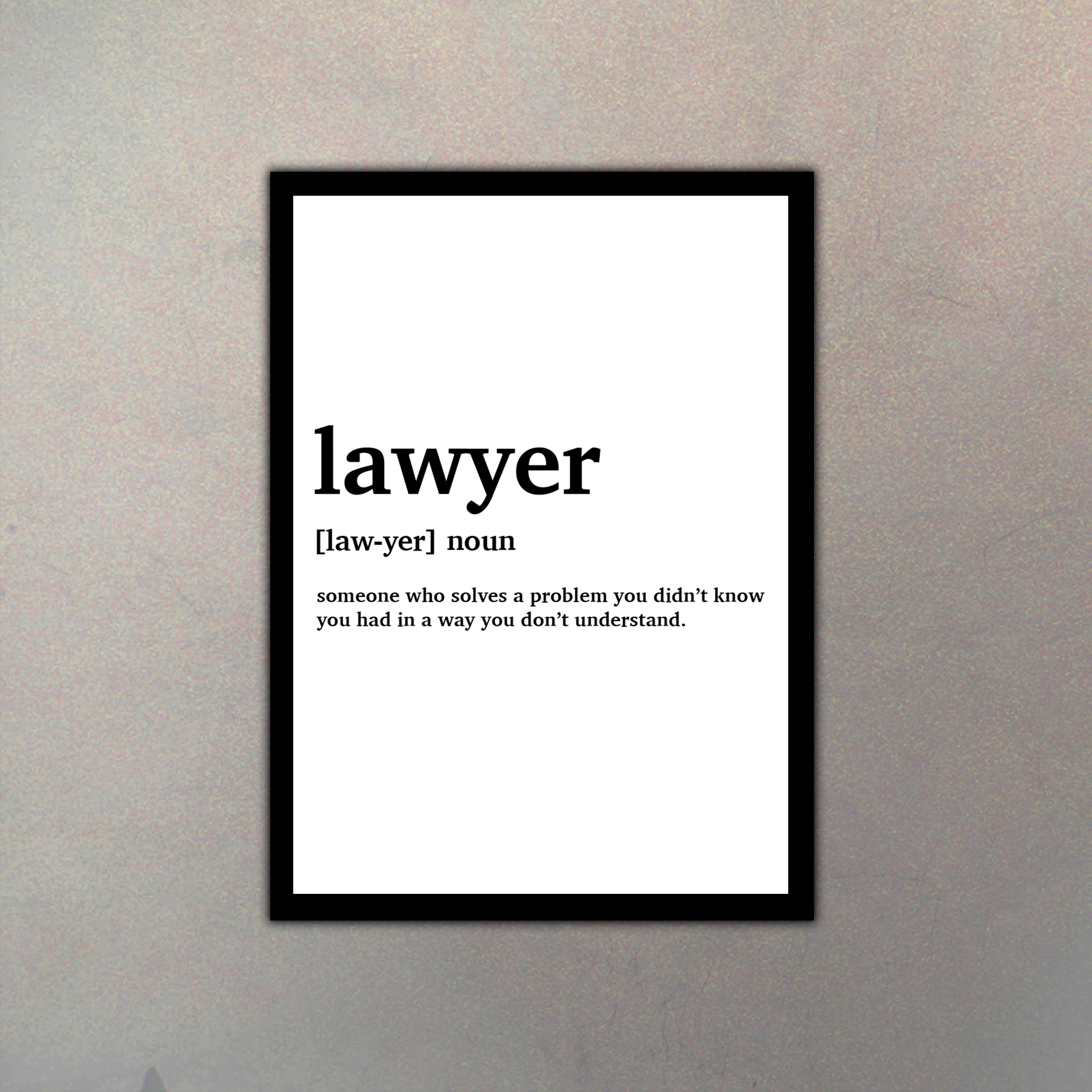 "Lawyer" Definición Diccionario