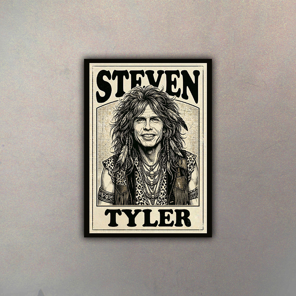 Afiche Vintage Steven Tyler
