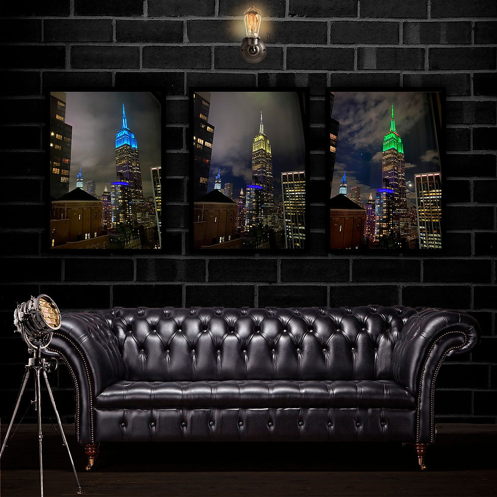 Miniatura: Set Empire State Colors (3 Cuadros)