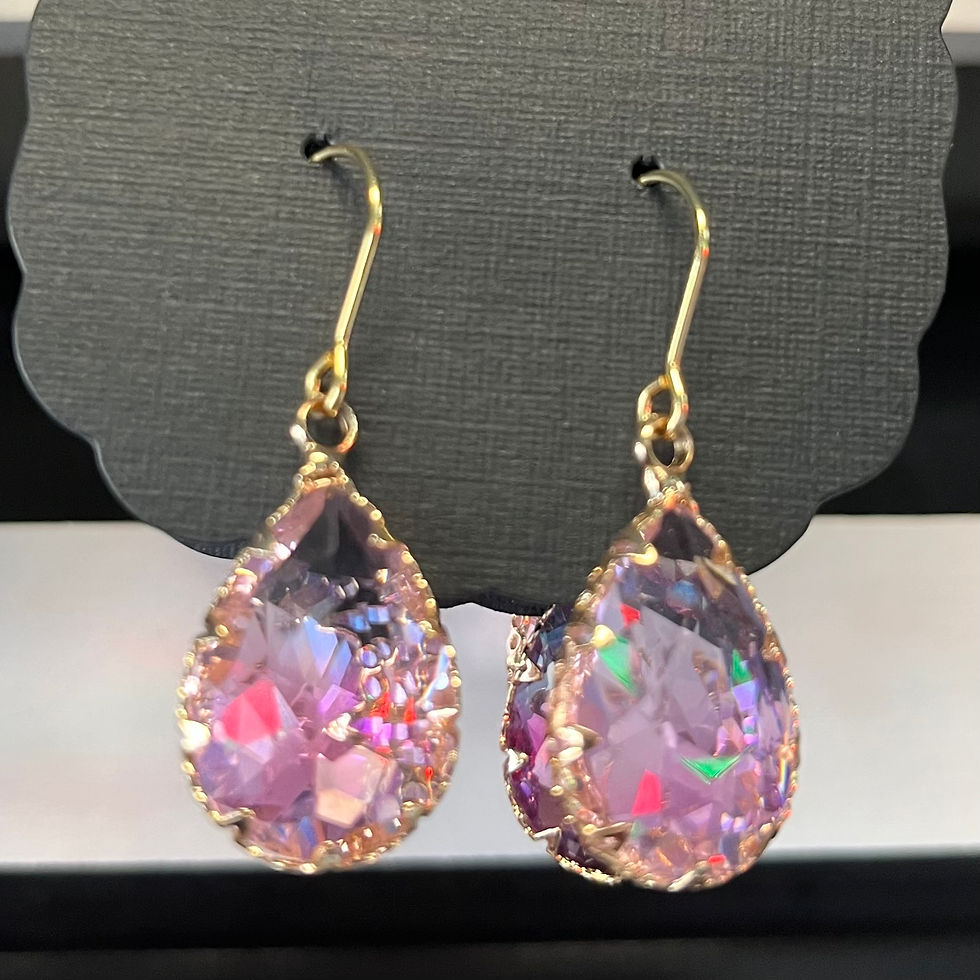 Merit in Amethyst sky earrings