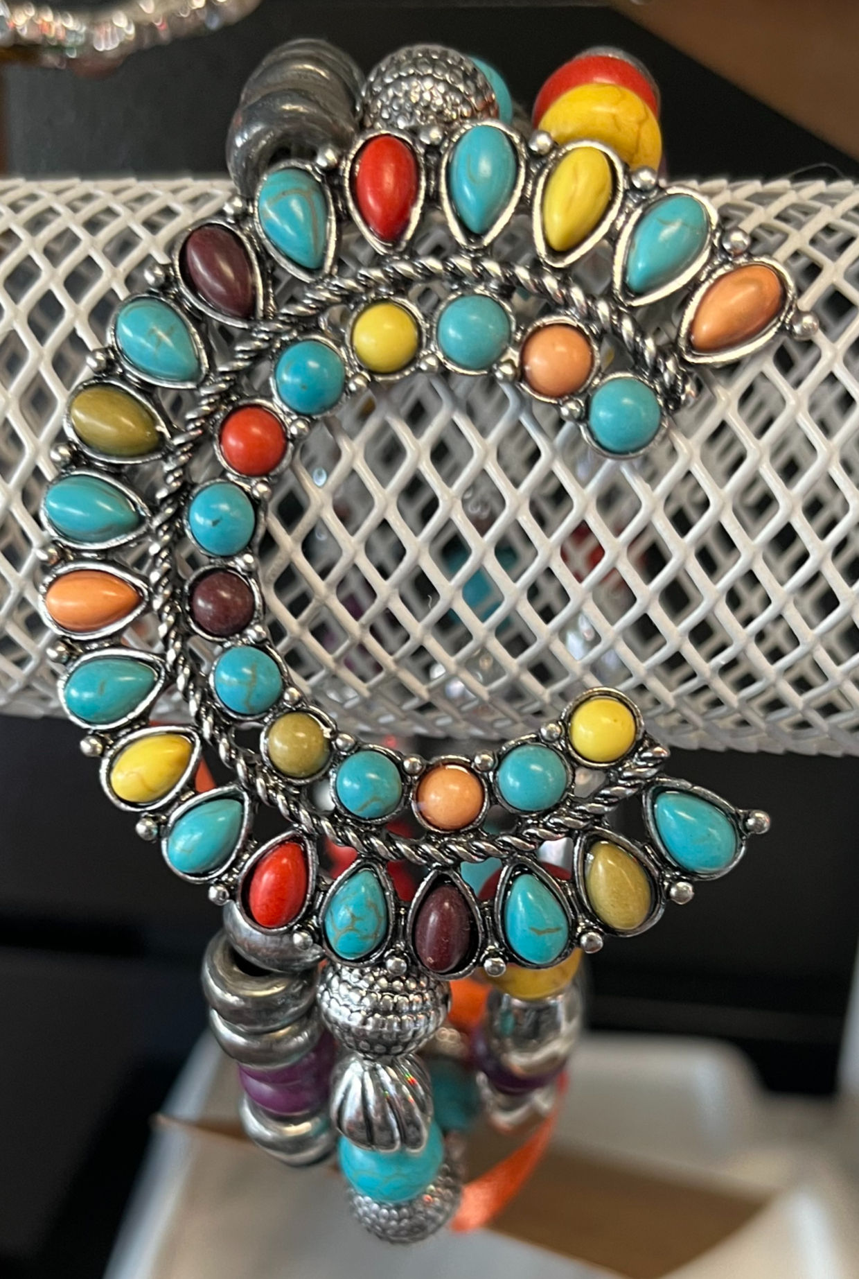 Western Semi Stone Multicolor Bracelet