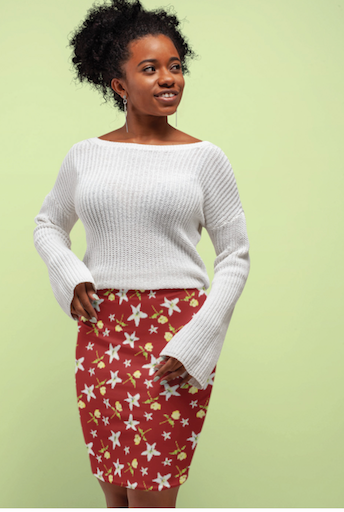 Summer Berries and Flowers SEcondaryMock up  pattern