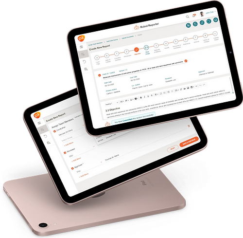 The improved process of creating a report at GSK