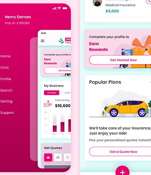 PINC App Case study Mockup Image