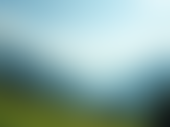Eye-level view of a serene mountain landscape