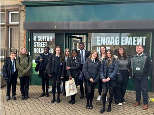 BOLSOVER STUDENTS HELP SHAPE THE FUTURE OF THEIR TOWN DURING ENGAGEMENT HUB VISIT