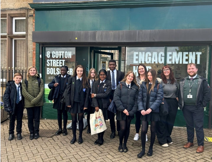BOLSOVER STUDENTS HELP SHAPE THE FUTURE OF THEIR TOWN DURING ENGAGEMENT HUB VISIT