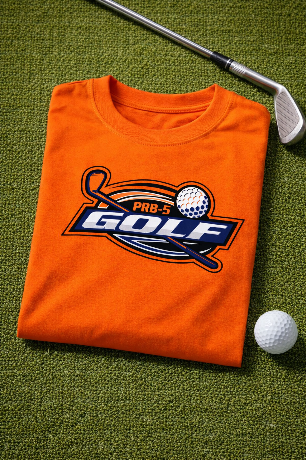 Children PRB-5 Golf Orange T-Shirt 