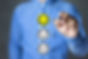 Businessman hand putting check mark a checkbox on excellent smiley face rating for a satis