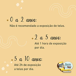 Recomendações sobre o uso de telas e eletrônicos
