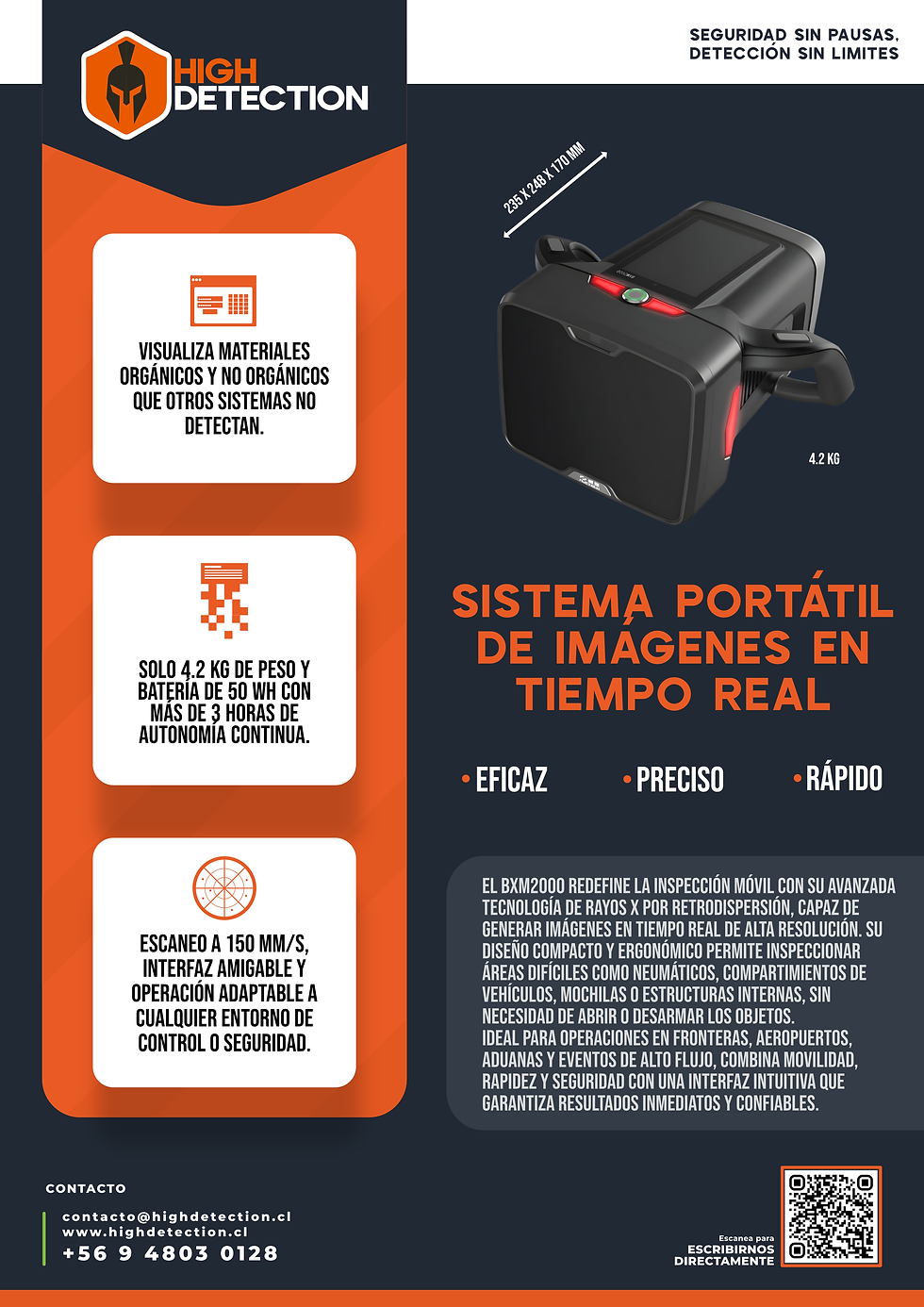 Rayos X portátiles: inspección en tiempo real sin detener operaciones