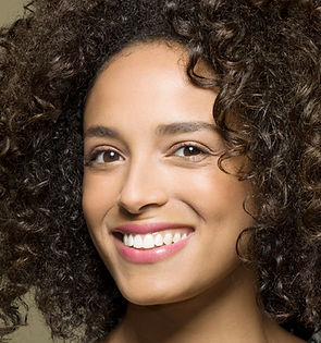 A young Afro woman
