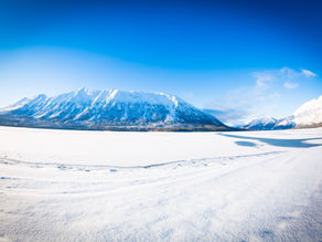 Frozen Kenai Lake