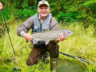Cooper Landing Fishing Rainbow Trout