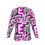 Miniatura: TLM3/ T-shirt manches longues col rond design grandes lettres roses