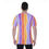 Thumbnail: TR3/ T-shirt manche courte col Rond design bande de couleur